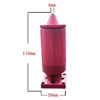 ZIXU Marquage électrique Point Peen Marquage Aiguille 4mm Pointe Noyau Gravé Brillant Diamant Pin Stylet Électromagnétique Poinçon Aiguille