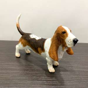 Figuras de resina de pintura a mano con detalle personalizado, minimodelo de perro a escala, figuras de perro de resina realistas vívidas - Product Image 2