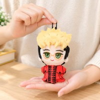 Fabricant de poupées en peluche personnalisées de 10 cm, mini-jouet mignon de personnage d'anime, porte-clés pendentif pour sac, créez votre design, faible MOQ