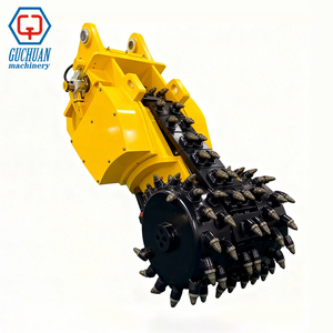 Guchuan làm Trái Đất di chuyển Thiết bị khai thác mỏ xây dựng thủy lực trống ROTARY Cutter cho máy xúc - Product Image 1