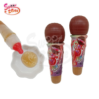 Sucettes et bonbons liquides en forme de microphone musical, sucettes à téterelle, bonbons durs et confiture de fruits