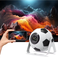 Nouveau projecteur intelligent mini sphérique à courte focale pour cinéma maison HD portable, idéal pour l'extérieur et les événements sportifs, modèle 2026, en promotion