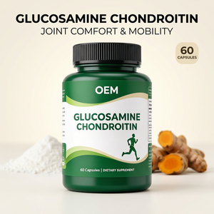 Capsules de Glucosamine et Chondroïtine OEM, 60 Capsules, Complément de Soutien Articulaire, Complément Herbal, Fabrication en Usine - Product Image 1