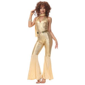 Robe fantaisie pour femmes, <span class=keywords><strong>Costume</strong></span> de danse reine des années 1970, costumes de discothèque Diva Pop Star - Product Image 4