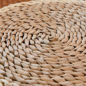 Hand-Woven Seagrass <strong>Table</strong> Placemats and Drink Food Storage <strong>Basket</strong> for Home or Restaurant Use - Product Image 5