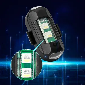 Lampu peringatan keselamatan sensor getaran, lampu belakang sepeda motor, lampu peringatan berkedip kondisi baru langsung dari pabrik - Product Image 2