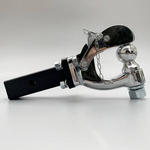 Nouveau crochet Pintle attelages de remorque récepteur crochet combinaison boule d'<span class=keywords><strong>attelage</strong></span> - Product Image 3