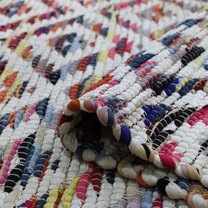 Alfombra Floral tejida a mano antidecoloración lavable de primera calidad, costura fuerte, fácil de limpiar, Base suave, decoración de Camping para oficina y hogar - Product Image 1