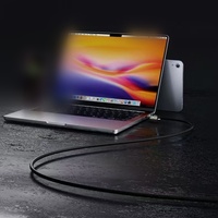 Câble de données double Type C 4-en-1 de haute qualité 240W à charge rapide, PD 1,2 mètre, chargeur USB en silicone, câble C vers C pour téléphone portable