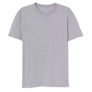 T-shirts à col rond légers 100% coton personnalisables T-shirts d'été quotidiens respirants et durables-Vente en gros - Product Image 3