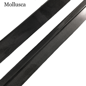 สเกิร์ตข้างคาร์บอนไฟเบอร์ทรง FD สำหรับรถยนต์ CLA-Class W118 W177 ปี 2021-2026 - Product Image 4