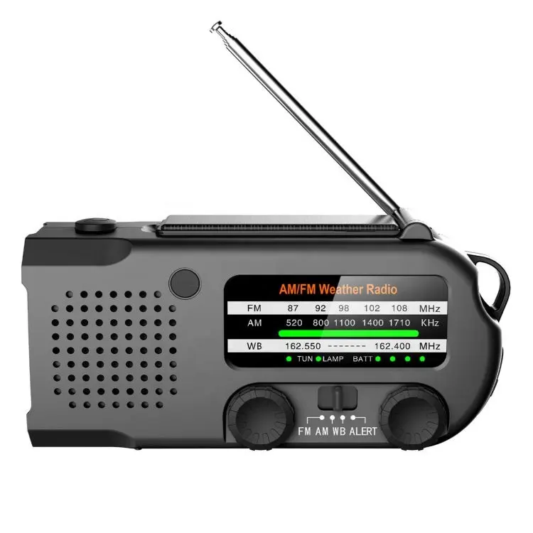 XSY-299 Internet Đài Phát Thanh Oem AM/FM/WB/Xách Tay Đài Phát Thanh NOAA Tín Hiệu 5000MAh Pin Năng Lượng Mặt Trời Powered Hand Crank ngân Hàng Điện Cho Cắm Trại