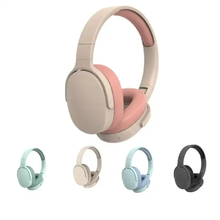 New Model Over Ear Best Stereo Extra Bass Earphones Foldable HIFI Sound Wireless Bluetooth Headphones Headset with Mic