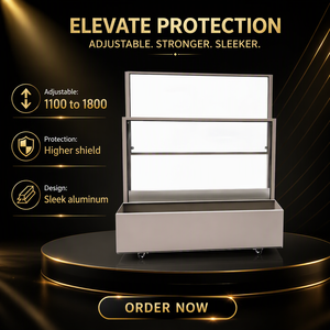 Barrière anti-vent rétractable en verre SMARTART pour <span class=keywords><strong>terrasse</strong></span> sur le toit, hôtel, jardin, balustrade réglable en hauteur, fournisseur OEM - Product Image 4