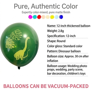 Kit de guirlande de ballons en latex <span class=keywords><strong>dinosaure</strong></span>, thème Jurassic, décorations de fête écologiques et durables, ensemble d'<span class=keywords><strong>arche</strong></span> de ballons vert T-Rex pour enfants - Product Image 2