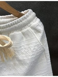 Dropshipping กางเกงขาสั้นเชือกผูกลำลองของผู้ชาย-ผสมโพลีเอสเตอร์ระบายอากาศเหมาะสำหรับออกนอกบ้านและเดินป่าในฤดูร้อน - Product Image 2