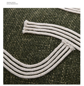 AIBUZHIJIA Spring Pillow <strong>Covers</strong> Solid Color Whisker Extraction Process Patio Furniture <strong>Rectangular</strong> <strong>Cushion</strong> <strong>Covers</strong> - Product Image 6