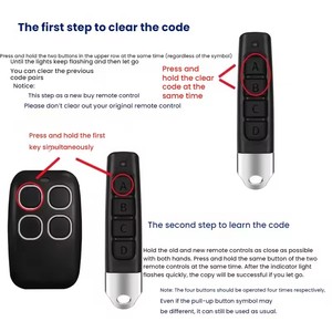 Control remoto 433/315MHZ para puerta de coche, botones de llave, puerta de garaje, abridor de puerta de garaje, duplicador de Control remoto - Product Image 6
