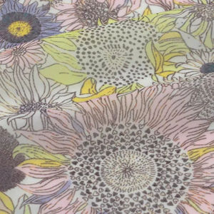 Pañuelos personalizados de alta calidad con estampado exclusivo de diseñador, versión artística, elegante pañuelo para mujer con diseño floral. - Product Image 3