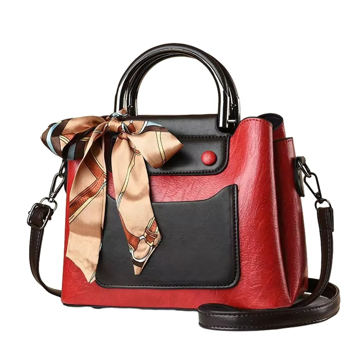 Menjual tas tangan wanita unik tas tangan antik kulit Pu untuk wanita obral tas tangan besar desainer mode wanita