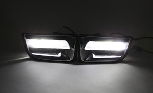 Le parti di ricambio <span class=keywords><strong>fuoristrada</strong></span> più vendute <span class=keywords><strong>fendinebbia</strong></span> a LED bianche DRL luci di marcia diurna nere per Dmax 2012-2015 - Product Image 2