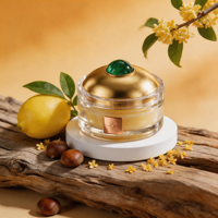 Pot en verre noir de style arabe de luxe personnalisé avec couvercle en or gaufré, récipient décoratif pour parfum, pour Bakhoor
