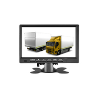 Moniteur de caméra de camion TFT 7 pouces avec pare-soleil, vision nocturne Starlight, enregistrement double canal, résolution 800x480, certifié CE/ROHS/FCC