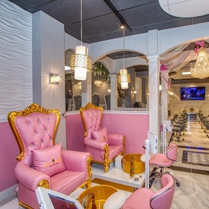 <span class=keywords><strong>Salon</strong></span> ve güzellik Spa kullanımı için çocuklar için pembe pedikür masajı taht sandalye - Product Image 2