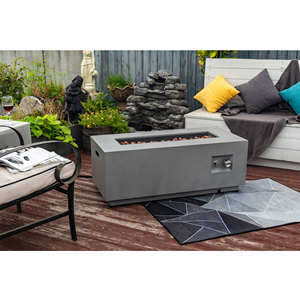 Natural Gas Metal <b>Fire</b> <b>Pit</b> 50000 BTU Freestanding Galvanized Eco-Friendly Indoor/Outdoor Use - Product Image 5