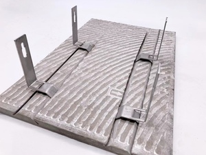 Support de façade en acier inoxydable de type haut-bas <span class=keywords><strong>pour</strong></span> revêtement en pierre, fixation de marbre, tailles personnalisables OEM, murs-rideaux complets - Product Image 2
