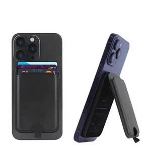 Funda de Teléfono de Cuero PU de Lujo Personalizada y Tarjetero para <span class=keywords><strong>iPhone</strong></span> 12 <span class=keywords><strong>13</strong></span> 14 15 16 17 Pro Plus con Soporte y Logotipo de Apple - Product Image 1
