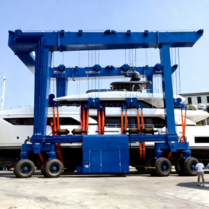 Grúa Móvil para Elevación de Barcos de 300, 500, 800 y 1200 Toneladas con Ruedas de Goma para Manejo de Yates Marinos - Product Image 6