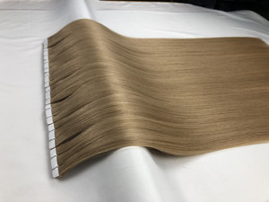 เทปต่อผมคุณภาพสูง ผมแท้แบบ Remy Virgin  ขนาด 24 26 นิ้ว เกรด 10A สีบลอนด์ ผมยาวแบบเทปต่อ - Product Image 2