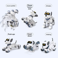 Perro Robótico Eléctrico Inteligente Interactivo por Voz, de Plástico, Sensible al Tacto, con Canciones y Bailes, Programable, Juguete Educativo Transfronterizo