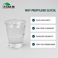 PG 1,2- Propylène Glycol 99,9% USP/Qualité Alimentaire/Cosmétique Liquide Incolore CAS 57-55-6 pour Soins Capillaires, Cosmétiques, Détergents Quotidiens