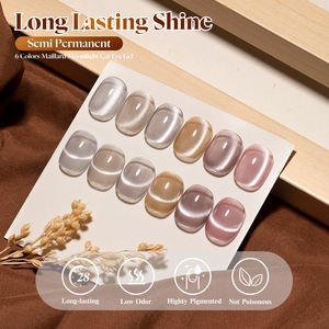 Esmalte de Uñas en Gel Miss Gooey de 10 ml, Color Nude Brillante, Efecto Ojo de Gato, <span class=keywords><strong>Semipermanente</strong></span>, Barniz, Arte de Uñas, Gel UV LED, <span class=keywords><strong>Manicura</strong></span> - Product Image 5