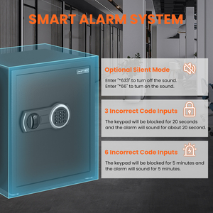 Chuyên Nghiệp Thép Điện Tử An Ninh Tiền Gửi An Toàn Hộp Nhà Điện Tử Kỹ Thuật Số An Toàn Với Khóa Chìa Khóa Cho Lưu Trữ - Product Image 4