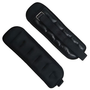 Custom PU Leather Adjustable Ankle Wrist & Leg <b>Weights</b> 1lb/2lb/4lb Pairs for Men/Women Unisex Running - Product Image 4