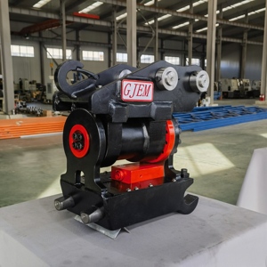 Attelage rapide hydraulique inclinable GJEM GJTH3200-L HS03, rotation à 180 degrés pour excavatrices de 5 à 8 tonnes, vente en promotion - Product Image 1