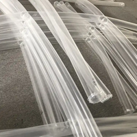 Service de découpe sur mesure pour tubes de tente gonflable en TPU/PVC transparent, écologiques, pour tente à air
