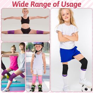 2025 OEM Best Seller fábrica al por mayor barato Color Beige seguridad baile gimnasio Yoga deporte <span class=keywords><strong>rodilleras</strong></span> <span class=keywords><strong>para</strong></span> niños - Product Image 2