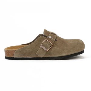 Mocassins <span class=keywords><strong>Birkenstock</strong></span> vintage en cuir de vachette véritable, chaussures de plage à semelle souple pour femmes et hommes, pour l'été, l'<span class=keywords><strong>hiver</strong></span> et le printemps - Product Image 3