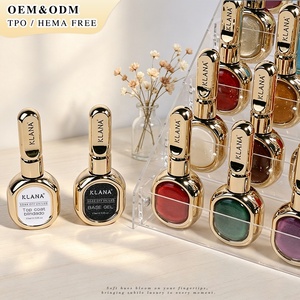 2026 New Launch KLANA 58 Colors 15ml Gel <b>Polish</b> Set Luxury Gold Cap Bottle With Color Chart For Premium <b>Nail</b> Salon - Product Image 2
