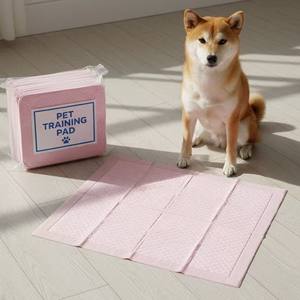 Bantalan latihan hewan peliharaan Biodegradable kontrol bau katun bambu Fashion grosir daya serap Super tahan air - Product Image 1