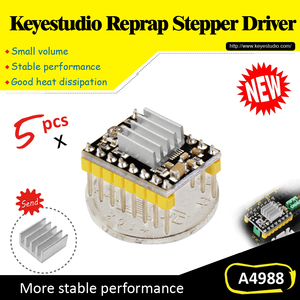ชุดไดรเวอร์มอเตอร์สเต็ปเปอร์ Keyestudio 5 ชิ้น รุ่น <span class=keywords><strong>A4988</strong></span> สำหรับ Reprap - Product Image 1