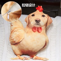 Boneka Plush Ha Ji Mi Simulasi OEM ODM Boneka Ayam Lucu Bantal 3D Hadiah Lucu untuk Anak Perempuan dan Anak-anak