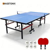 Table de ping-pong pliable et détachable SMC Modern Sports, modèle MGD-OD, marque MAGEDUN, résistante à l'eau, pour intérieur et extérieur