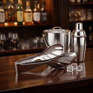 Pinces à glace en acier inoxydable Mayur Exports Modèle 7040 Outils de bar modernes Poignée durable pour usage en restaurant - Product Image 5