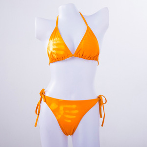 Temperature Color Changing <strong>String</strong> <strong>Bikini</strong> Discoloration Triangle <strong>Bikini</strong> Color Changing 2 Pieces Sexy Surf <strong>String</strong> <strong>Bikini</strong> - Product Image 2