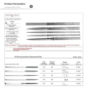 Besdia Taiwan Premium Vijl IF-50 Diamant Vijlset IJzerbewerking Vijl Handvijl Grote Vijl - Product Image 2